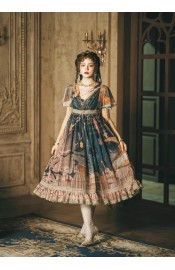 Faeries Daffodil Starry Night Chronicles Empires Waist One Piece(Reservation/Full Payment Without Shipping)